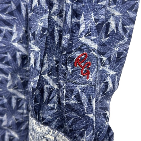 Robert Graham Ellicott Blue Abstract Print Button Down Shirt Men’s Small Cotton - Picture 10 of 16